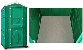 Мобильная туалетная кабина Эконом с ровным полом купить в Курске