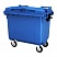 Мусорный бак 1100 литров синий в Курске. Купить в интернет магазине ПластикПроф